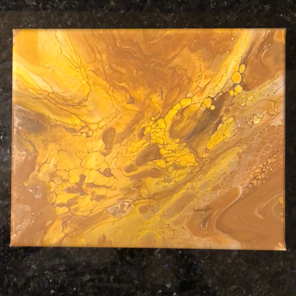 Paint swirl painting